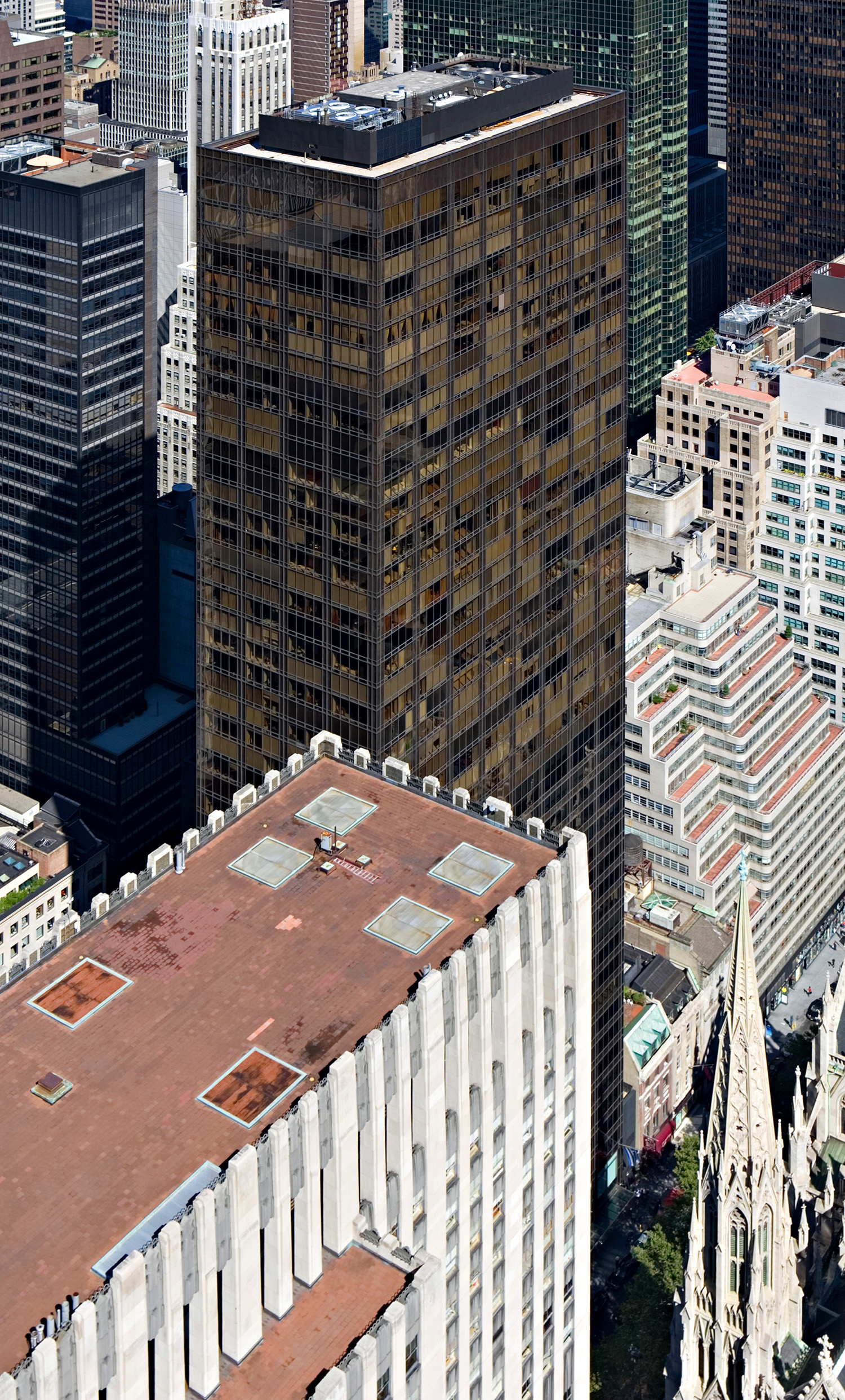 Olympic Tower, New York City - View from Top of the Rock. © Mathias Beinling